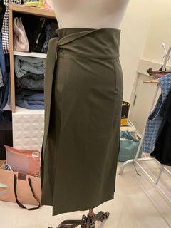 墨綠片裙