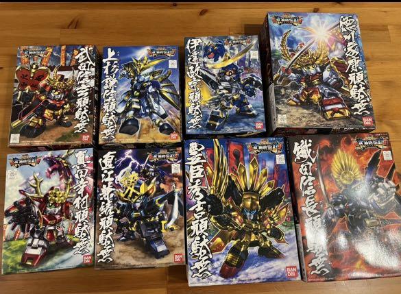 Bandai 戰士sd戰國傳武神降臨編高達模型紅色舊logo 8隻 興趣及遊戲 玩具 遊戲類 Carousell