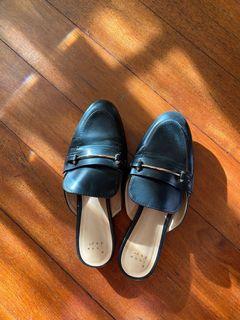 A New Day Black Slip Ons Flats