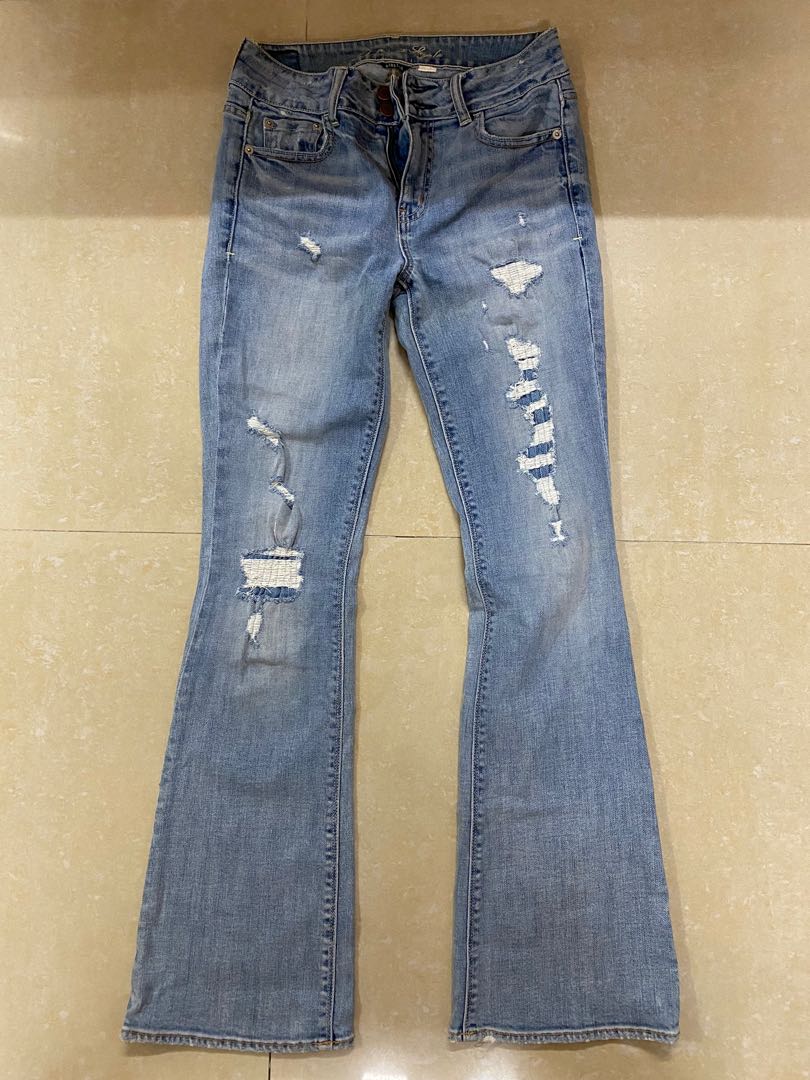 American Eagle Flare Jeans, 女裝, 褲 