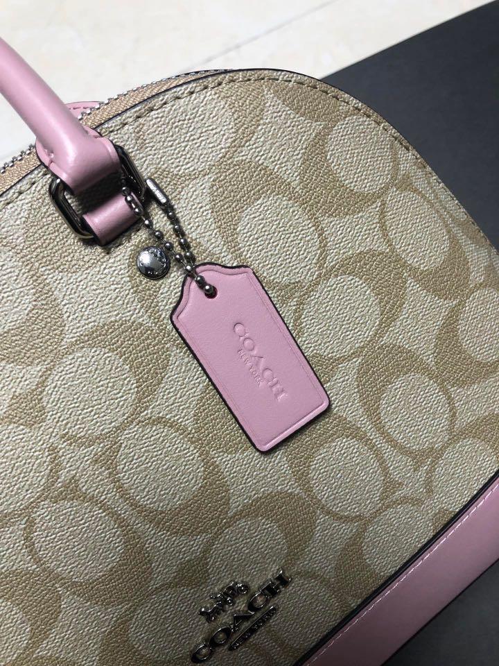 Authentic Coach Mini Sierra pink 27583 27591 crossbody, Luxury, Bags &  Wallets on Carousell