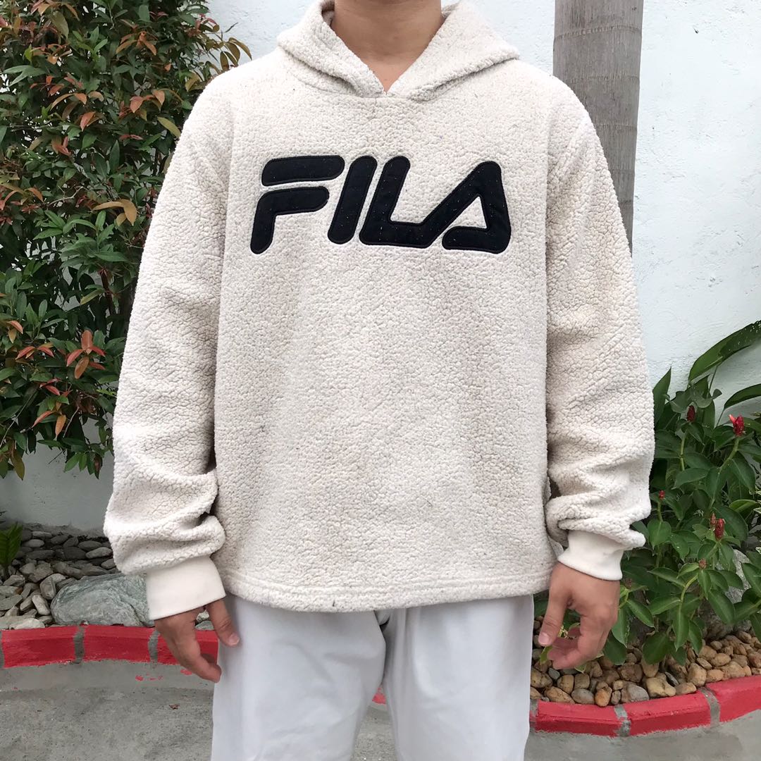 Fila online fuzzy hoodie