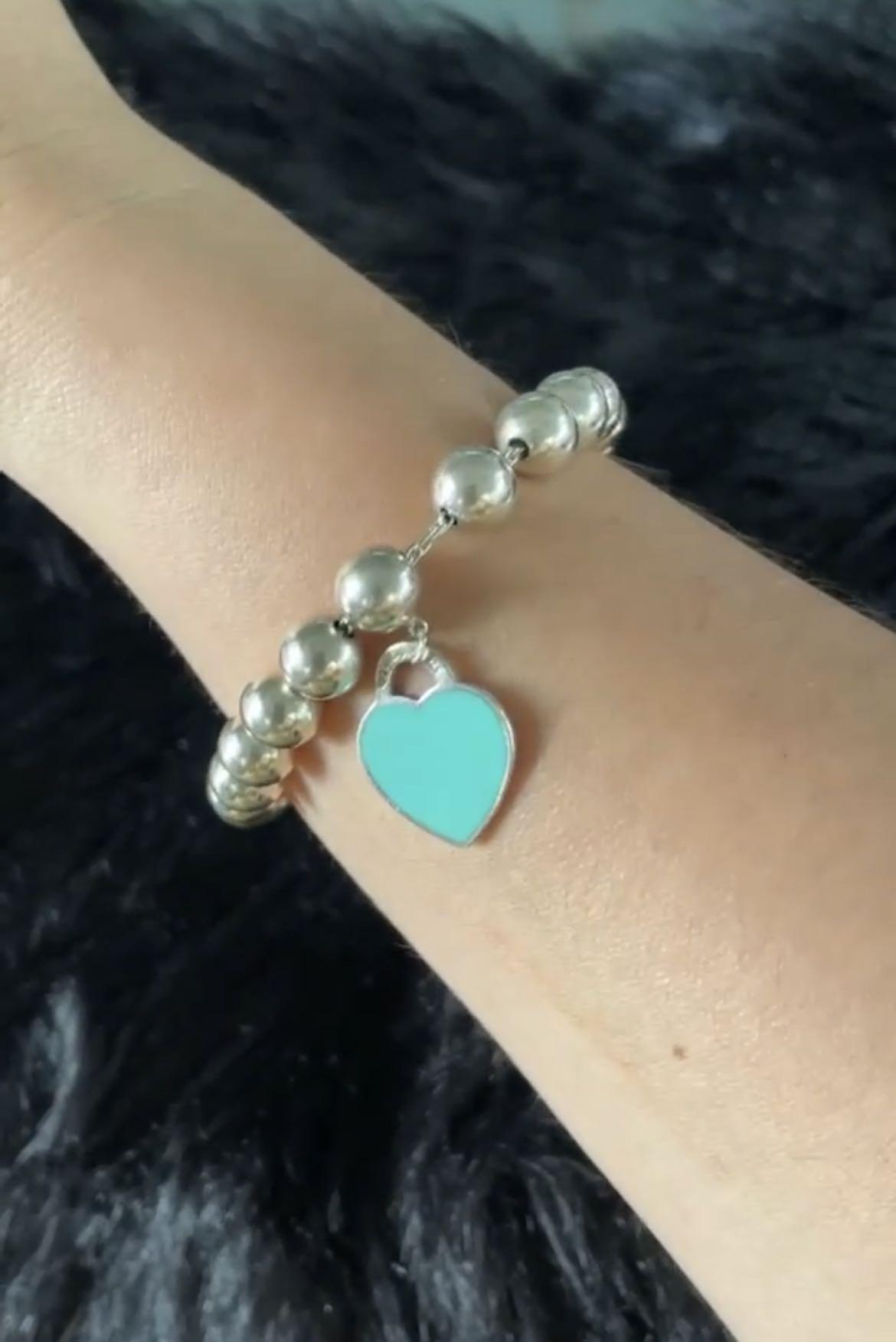 Tiffany 8mm bead deals bracelet