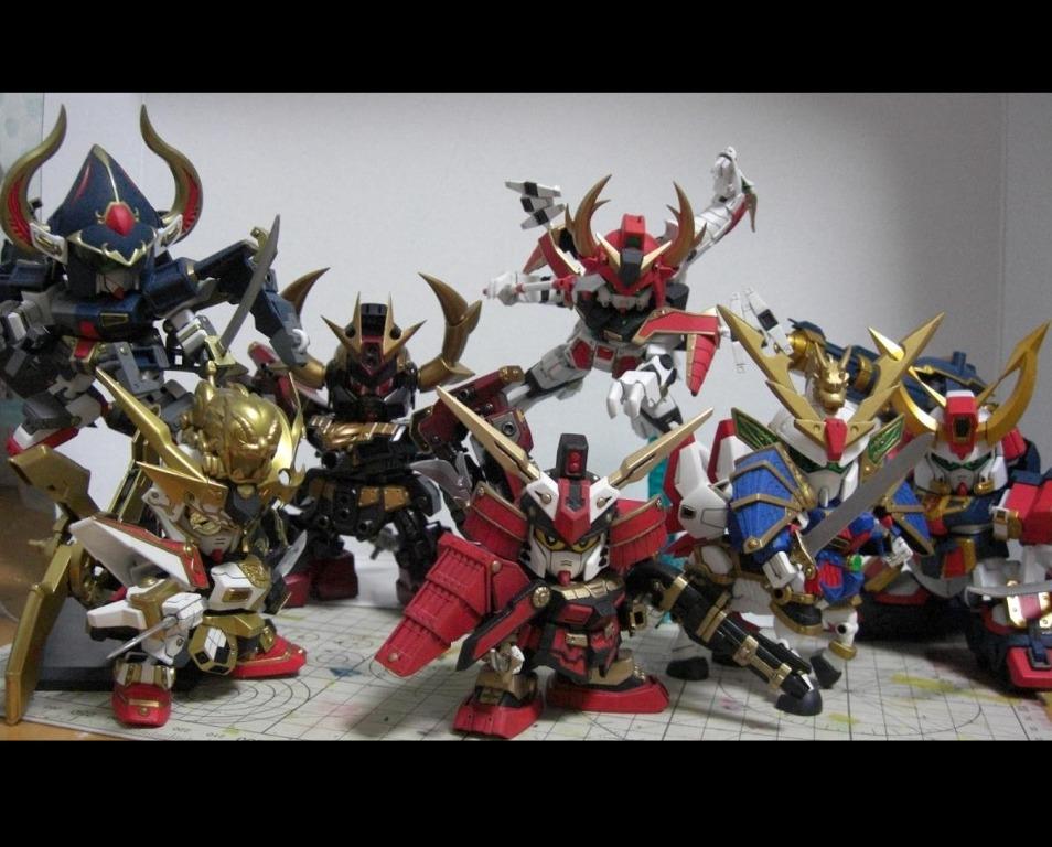 戰士武者烈傳光之武者七人眾 烈火武者 仁宇 精太 農丸 摩亞屈 齋胡 駄無留精太頑駄無sd Gundam
