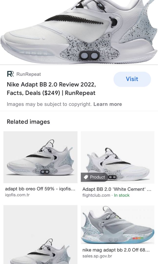 BB ADAPT 2.0 WTT WTS Men s Fashion Footwear Sneakers on Carousell