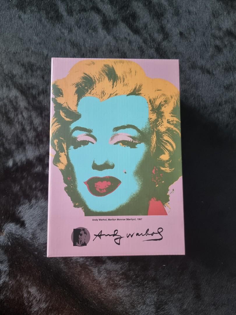 Bearbrick Andy Warhol Marilyn Monroe 400% + 100% – Medicom Toys Set