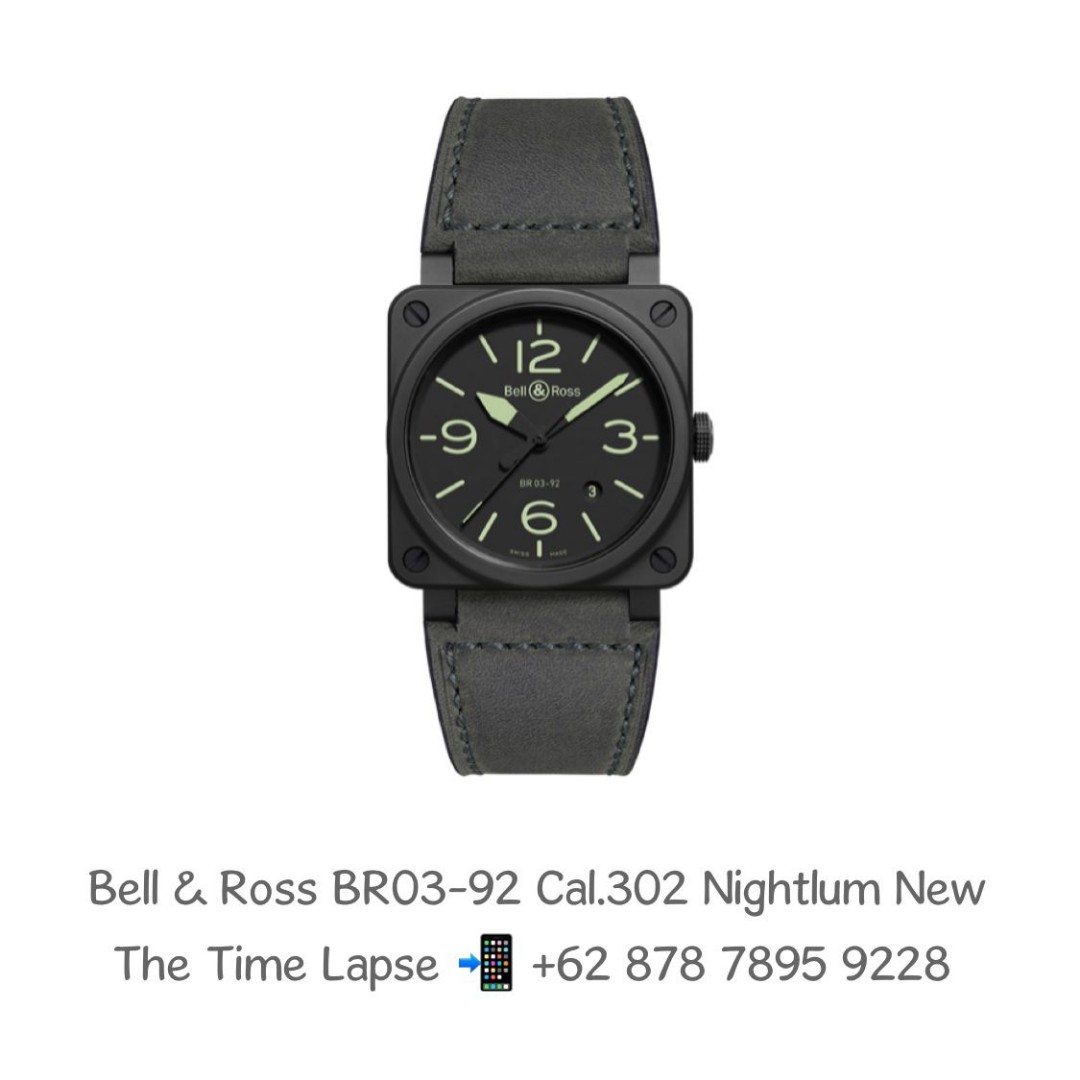 Ross BR03-92 Cal.302 'Nightlum' Ceramic 