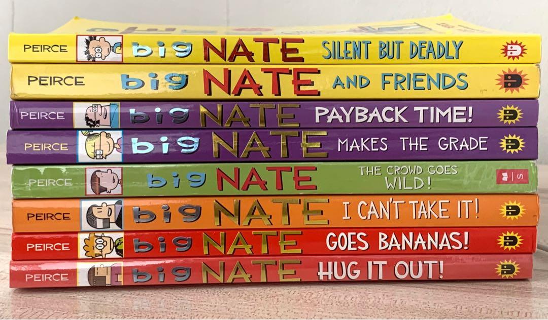 Big Nate (Category: Children's Books) located in Pasig City. Submitted by bjq888 (Listing ID 1158028590, Image 1). Description: Take a 8 books for only P2,500 Srp : P480 per book Titles 1. Hug it Out! 2. Goes Bananas 3. I Can’t Take It! 4. The Crowd Goes Wild! 5. Makes the Grade 6. Payback Time! 7. Big Nate and Friends 8. Silent but Deadly .