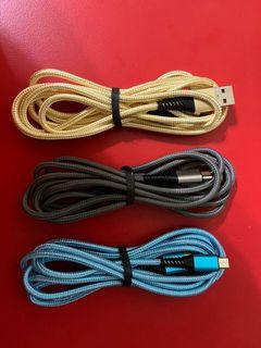 A) BNIB 2M Micro USB Cables