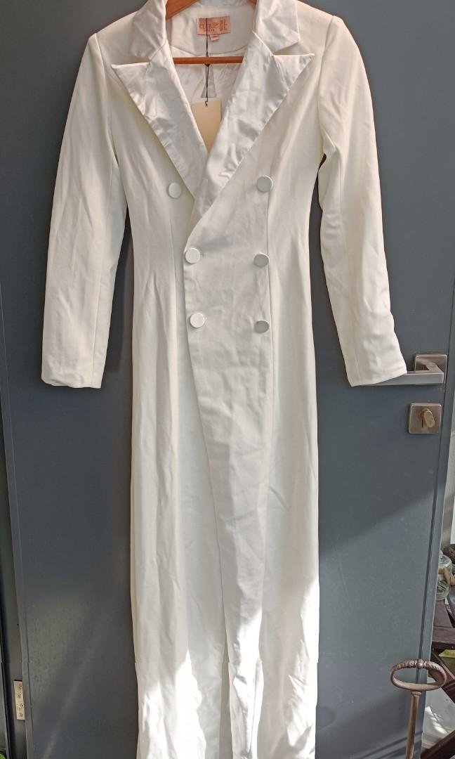 White maxi coat on sale