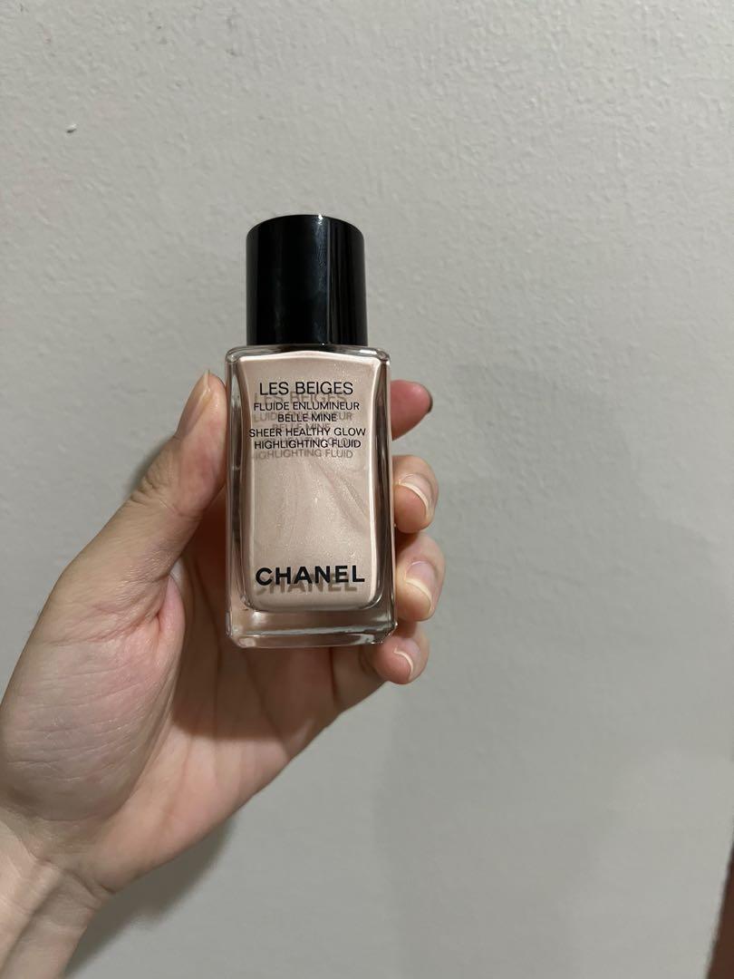 Chanel Les Beiges Sheer Healthy Glow highlighting fluid, shade sunkissed,  Beauty & Personal Care, Face, Makeup on Carousell