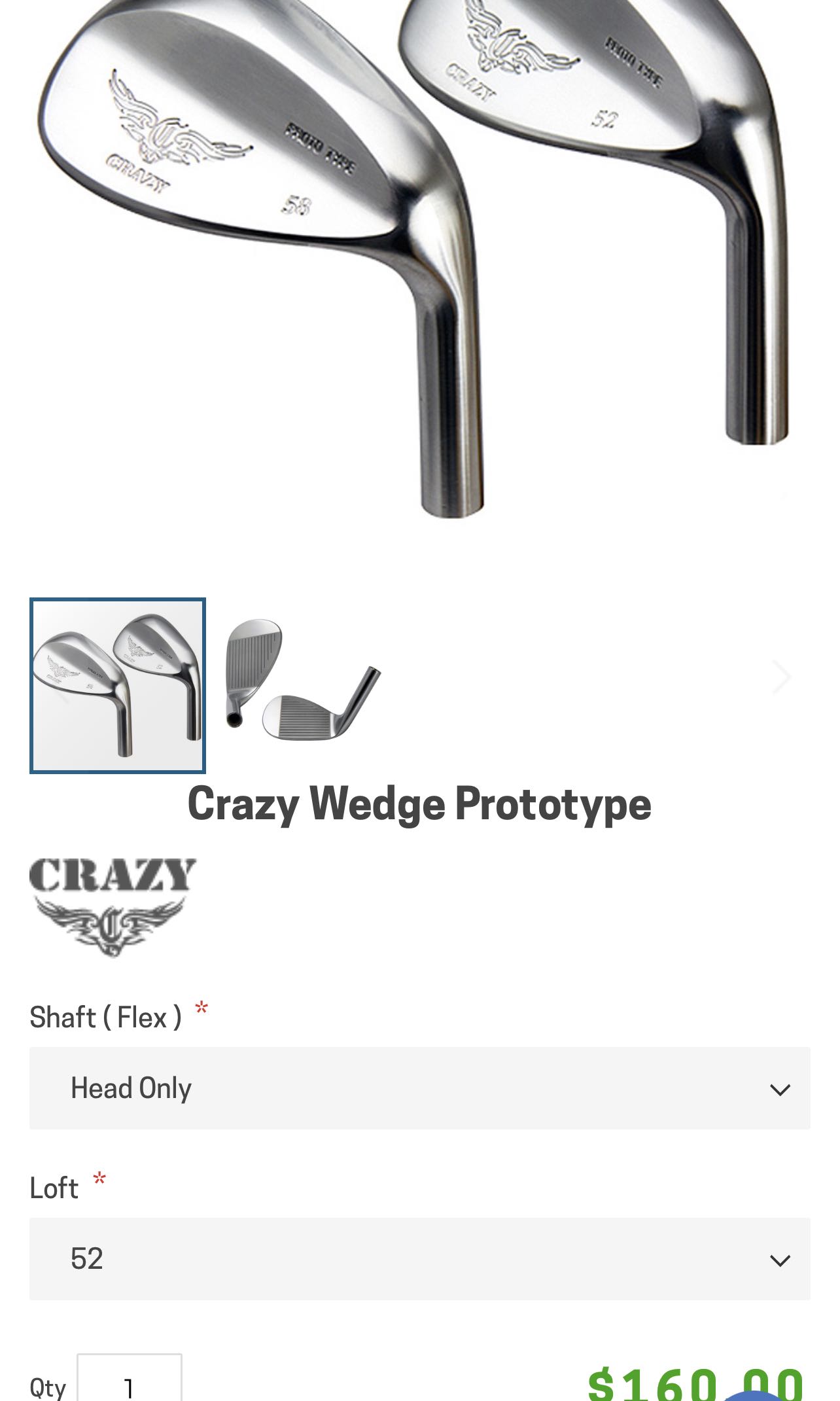 Crazy Wedge 52 58