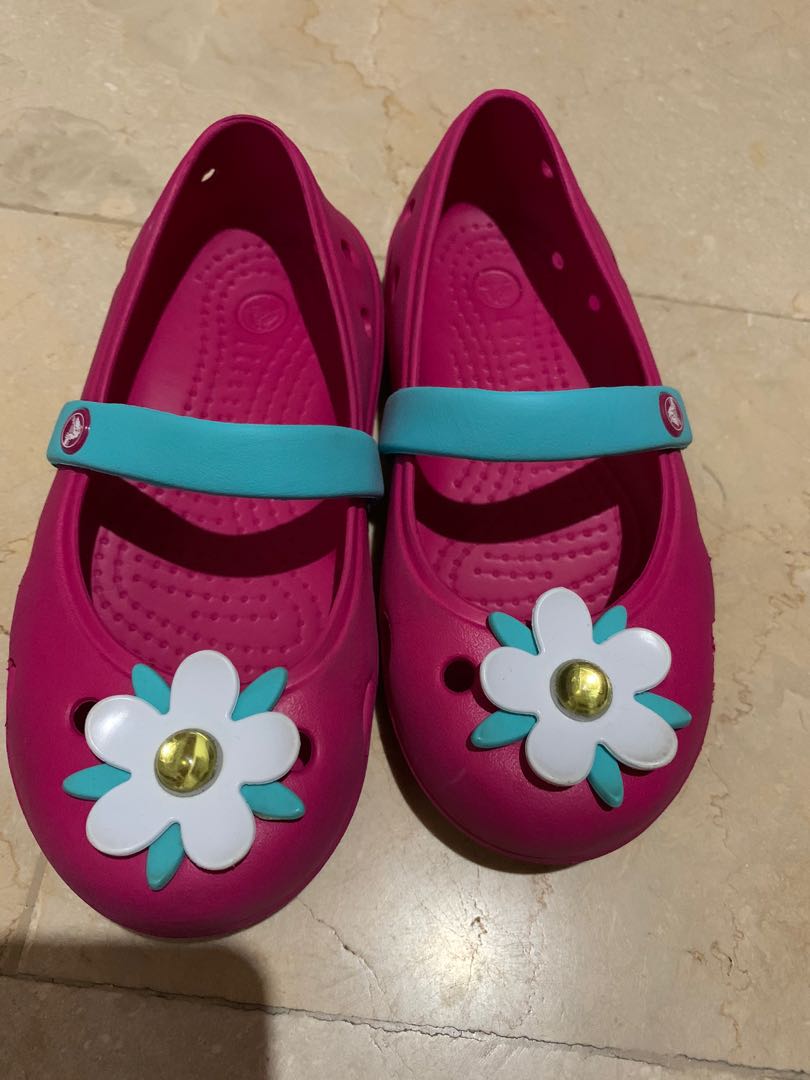 Original Crocs Shoes for Kids Girls price lowered, Babies & Kids ...