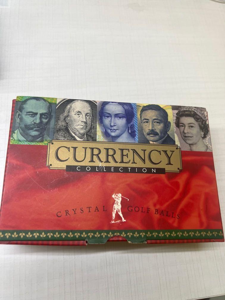 Currency Collection Golf Balls