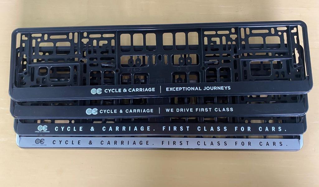 Cycle & Carriage Car Plate Holder, Car Accessories, Car Plates on Carousell
