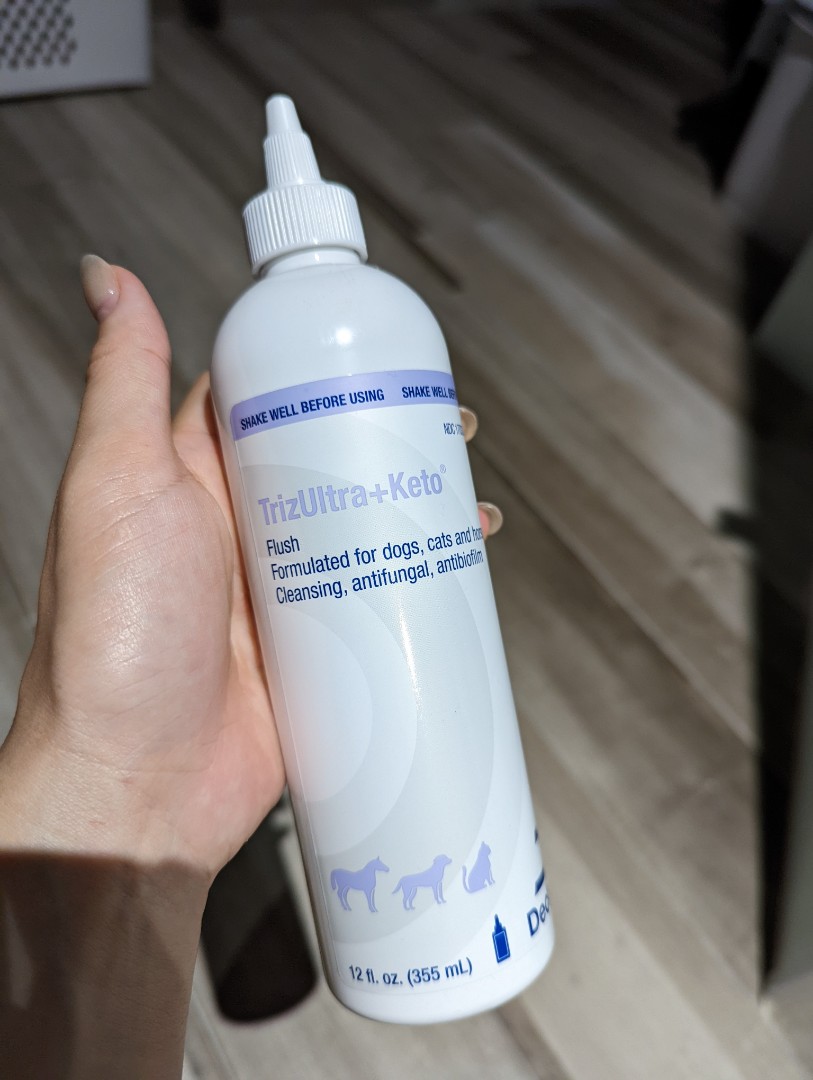 Dechra TrizUltra Keto Ear Solution Big Bottle, Pet Supplies, Health