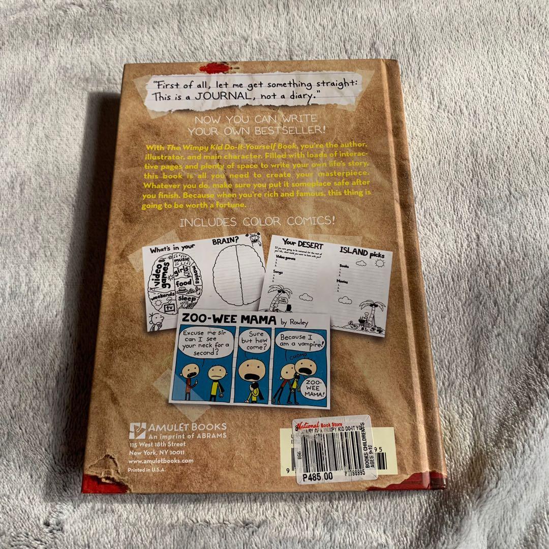 Diary of a Wimpy Kid DIY Book by Jeff Kinney, Hobbies & Toys, Books