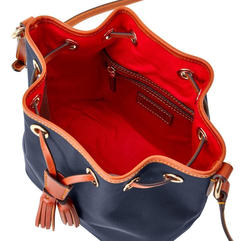 Dooney & Bourke Kendall Drawstring Bucket Bag In Navy