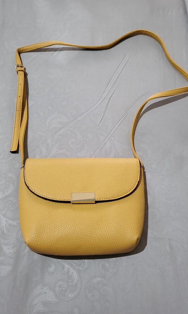 Dorothy perkins yellow bag best sale