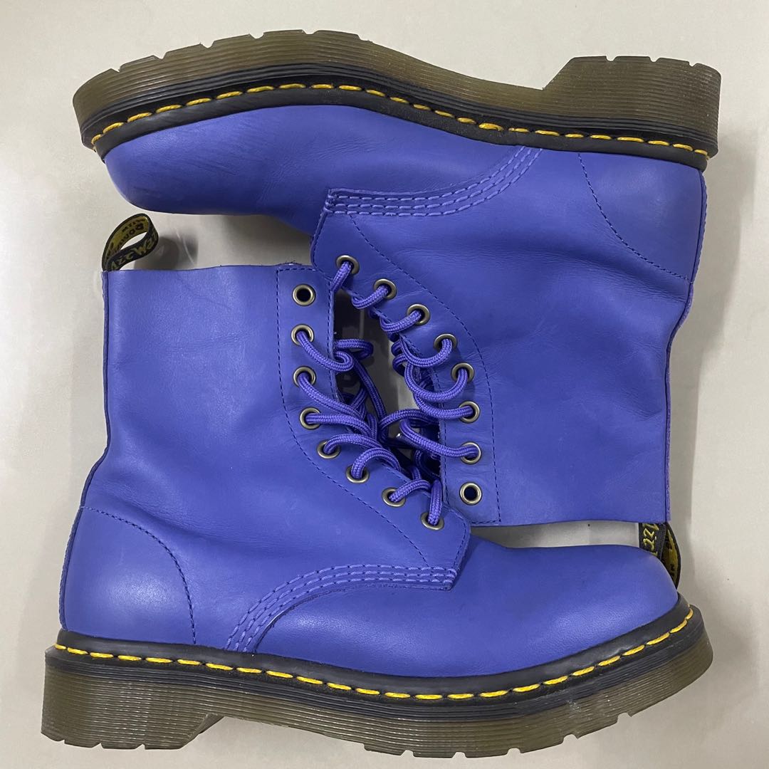 Dr Martens Pascal Blueberry, Women's Fashion, Footwear, Boots on Carousell
