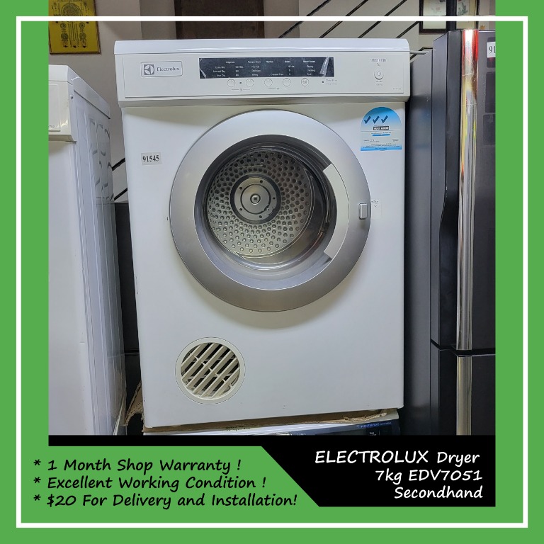 ELECTROLUX Dryer 7kg EDV7051, TV & Home Appliances, Washing Machines