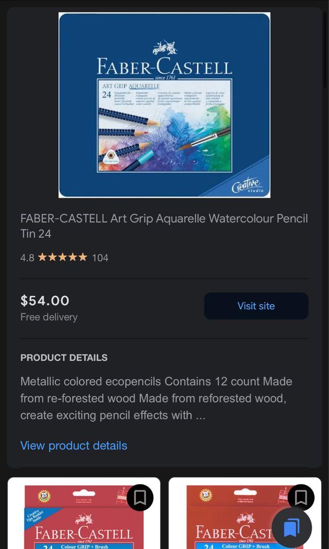Watercolour pencil Art Grip Aquarelle tin of 24