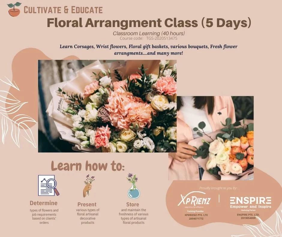 Wsq Flower Arrangement Course Singapore Best Flower Site