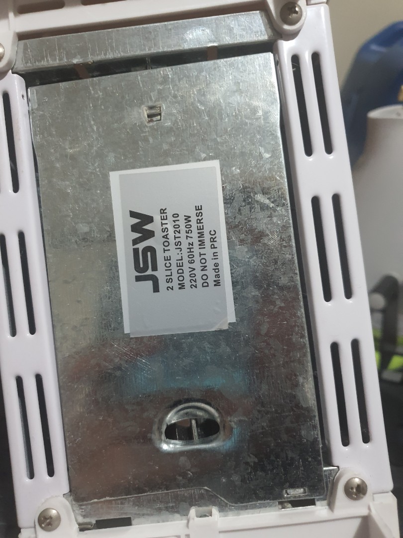 FOR SALE : JSW 2 SLICE TOASTER MODEL : JST2010, Furniture & Home Living ...