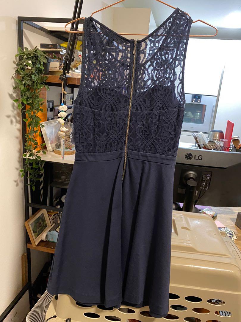 forever new navy blue dress Buy Forever New Navy Blue April Open Back Satin Maxi Dress from Next  Gibraltar