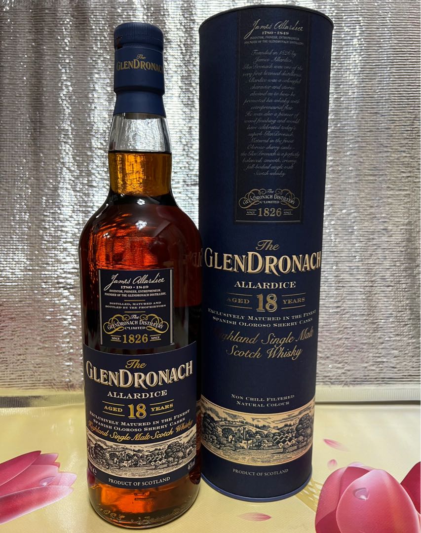 GlenDronach 18 Allardice (2017) Billy Walker, 嘢食 & 嘢飲, 酒精飲料 Carousell