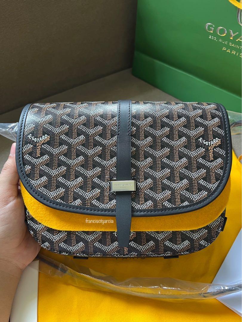 Goyard Khaki Belvedere PM, Luxury, Bags & Wallets on Carousell