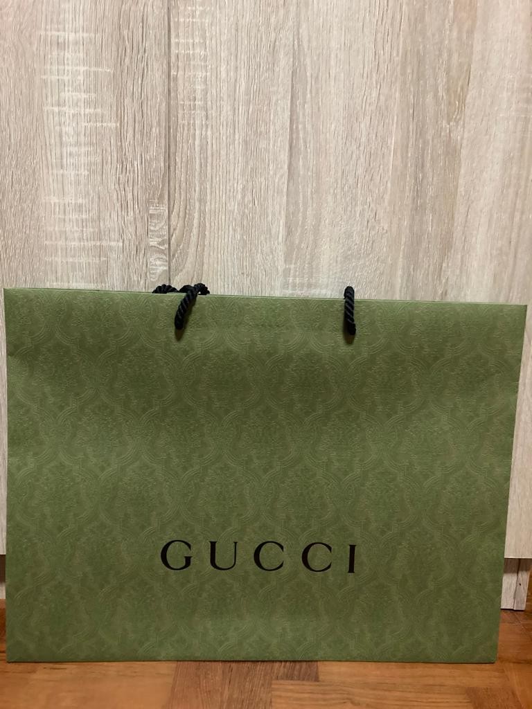 Gucci Large Paper Bag, Luxury, Accessories on Carousell