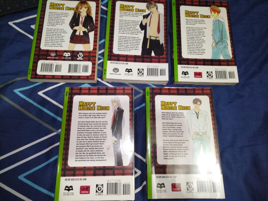 Happy Hustle High 1-5 by Rie Takada COMPLETE MANGA SET, Hobbies & Toys