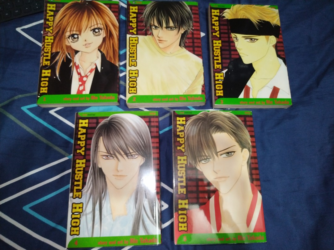 Happy Hustle High 1-5 by Rie Takada COMPLETE MANGA SET, Hobbies & Toys