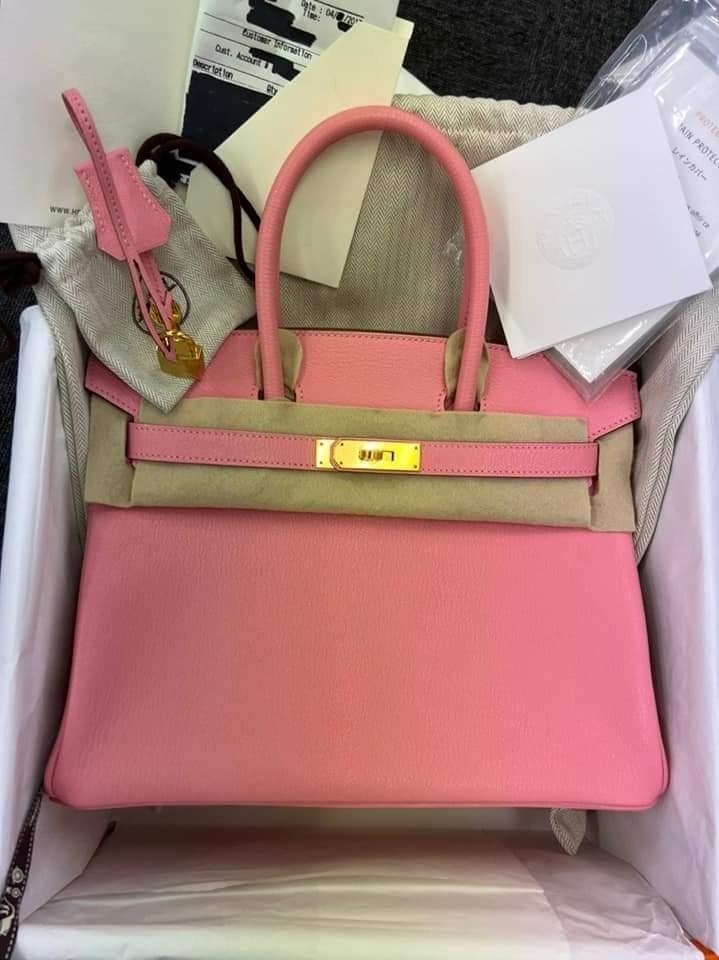 Birkin 30 Epsom Rose Confetti Phw Y, Luxury, Bags & Wallets on Carousell