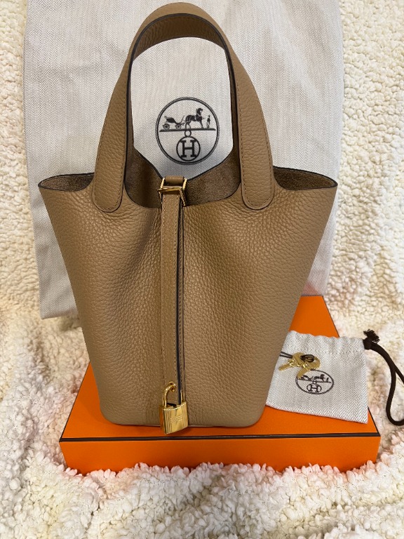 Hermes picotin 18 in chai, Women's Fashion, Bags & Wallets, Shoulder Bags  on Carousell