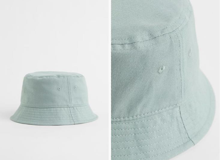 BNIB H\u0026M light green bucket hat, Men's 