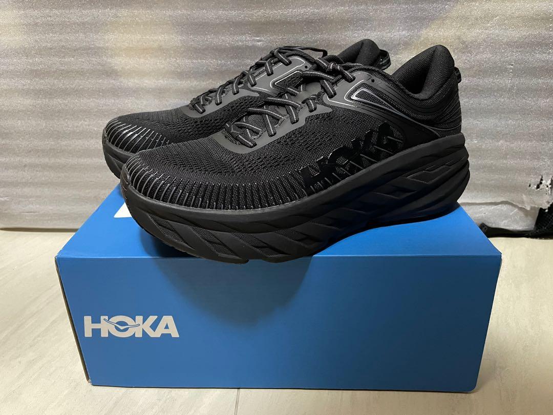 Hoka One One Bondi 7 Triple Black Carousell