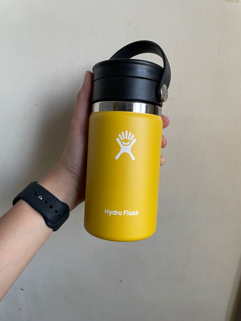 Hydroflask 12oz in Sunflower, Furniture & Home Living, Kitchenware ...