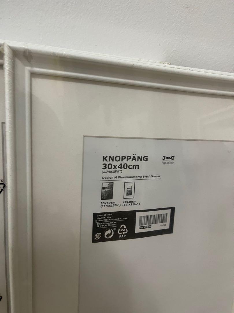 IKEA frame 30 x 40 cm knoppang, Furniture & Home Living, Home Decor