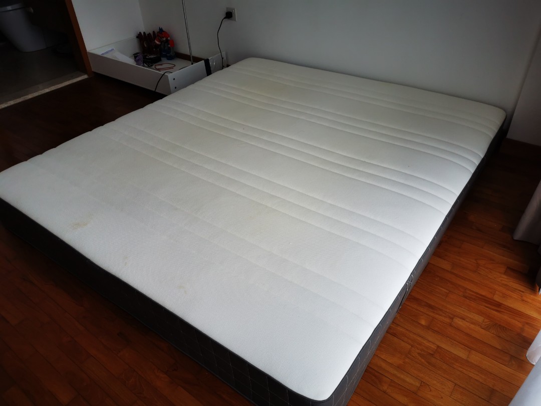 IKEA Hovag Pocket Spring Mattress King Size, Furniture & Home Living