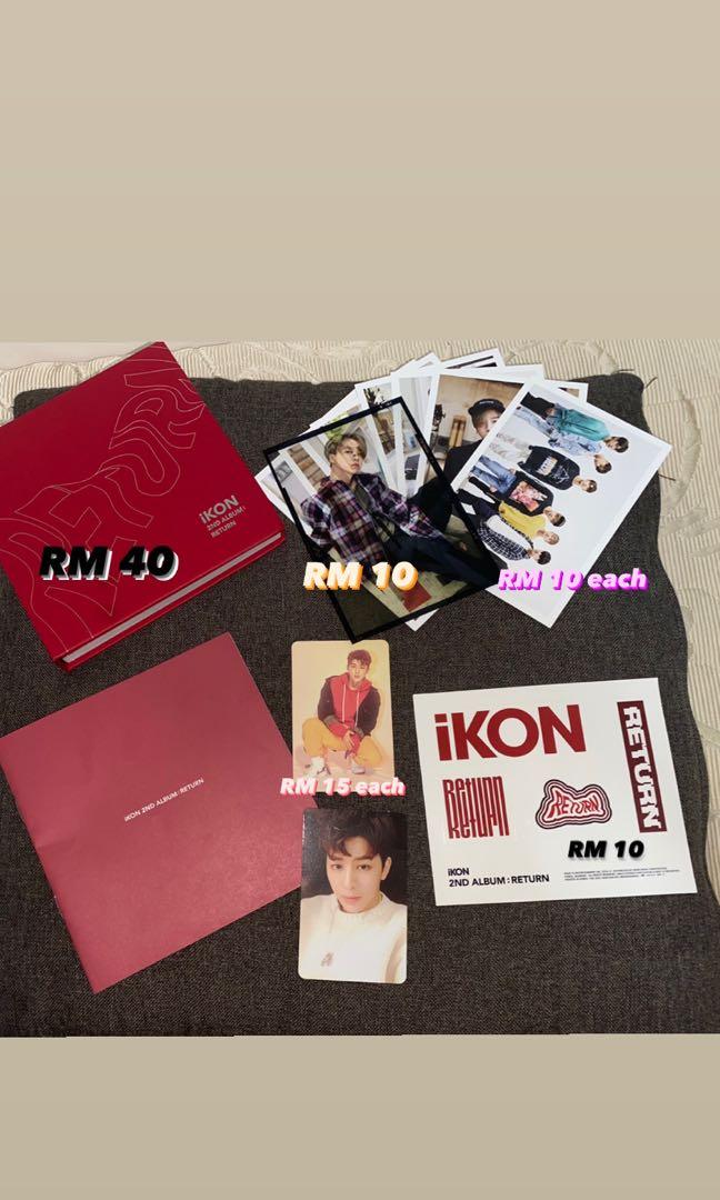 iKON SECOND ALBUM RETURN ポストカード - K-POP