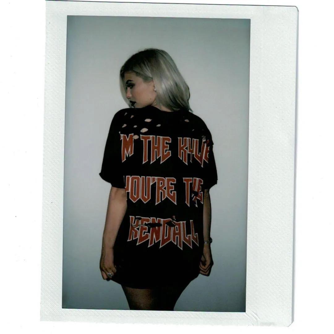 I m The Kylie You re The Kendall Ripper Tshirt Authentic Kylie Jenner Women s Fashion Tops Other Tops on Carousell