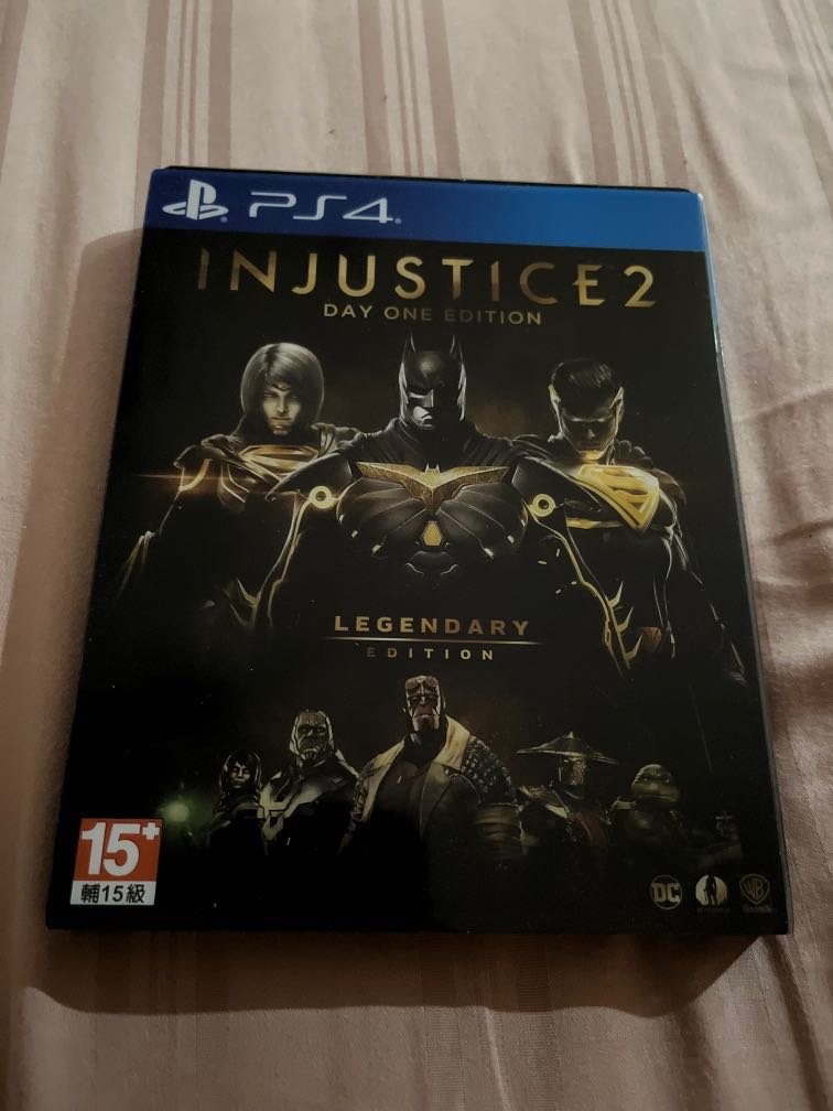 Injustice 2 Legendary Edition Steelbook PS4 Video Gaming Video