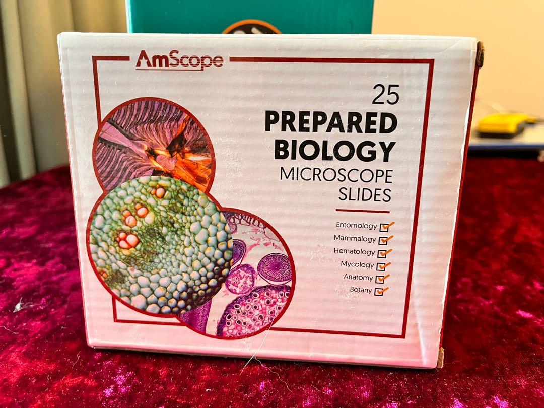 IQCrew STEM 52 Piece Microscope + 25 Prepared Biology Slides, 興趣及遊戲, 玩具