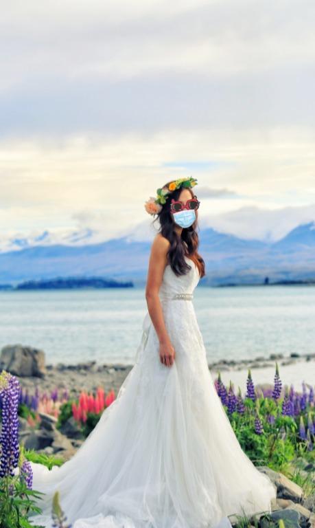 David's bridal online ivory dress