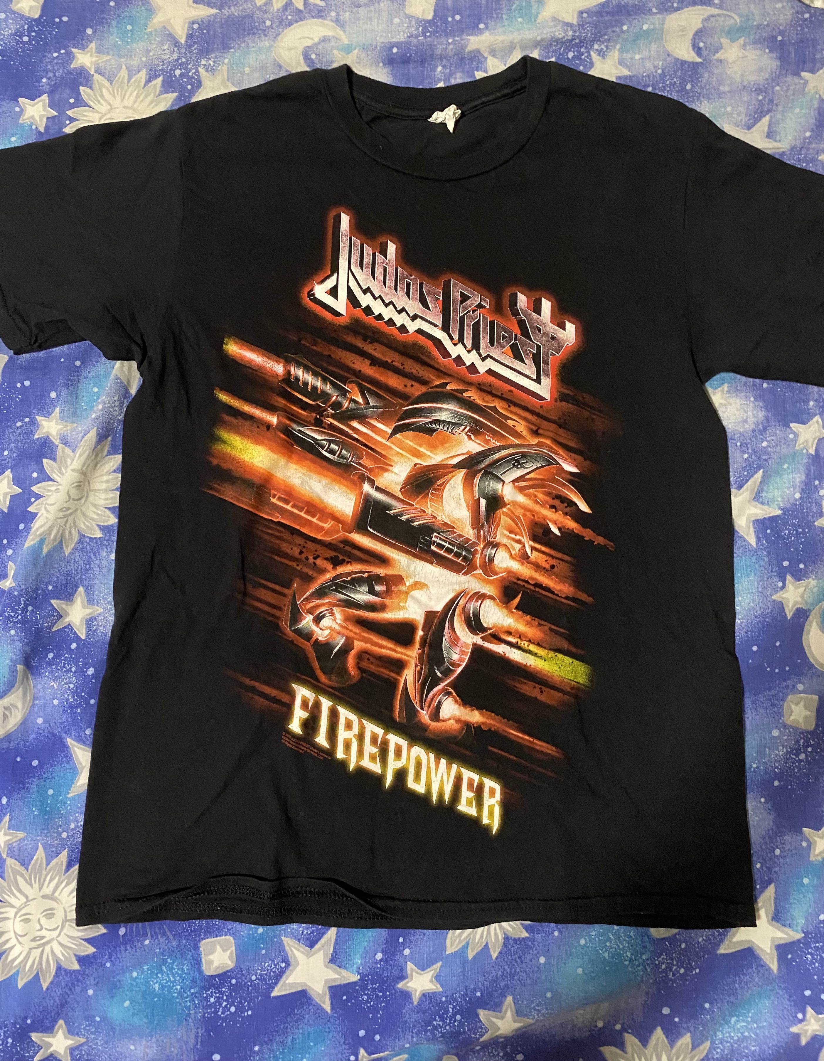 Firepower Tracklist Tee – Judas Priest Store
