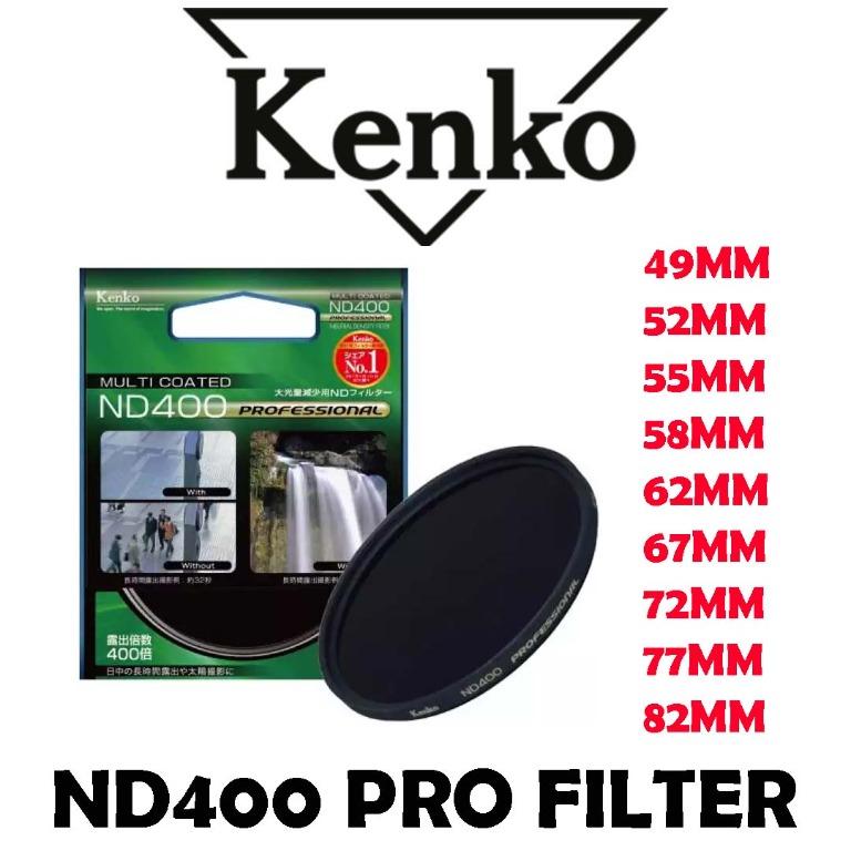 KENKO ND400 PRO FILTER, Photography, Photography Accessories, Other  Photography Accessories on Carousell