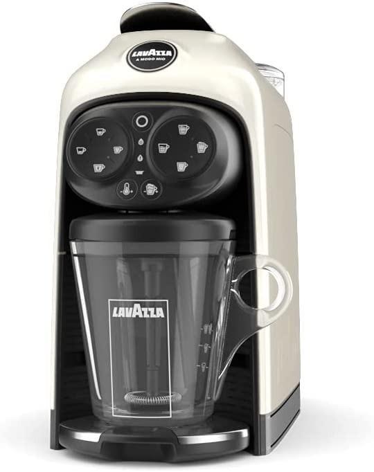 Lavazza A Modo Mio Deséa Espresso Coffee Machine, White Cream, TV