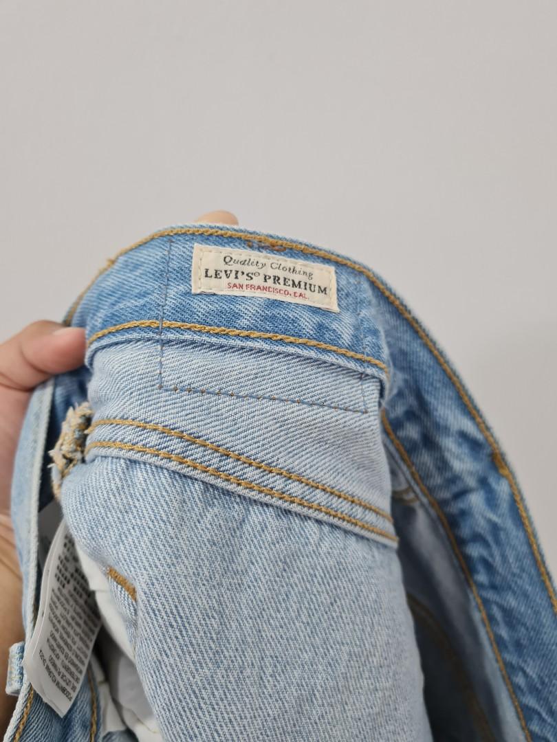 Levi's 501 High Rise Denim Shorts 